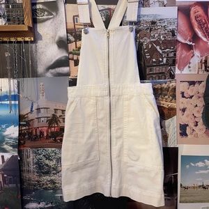 white denim dress